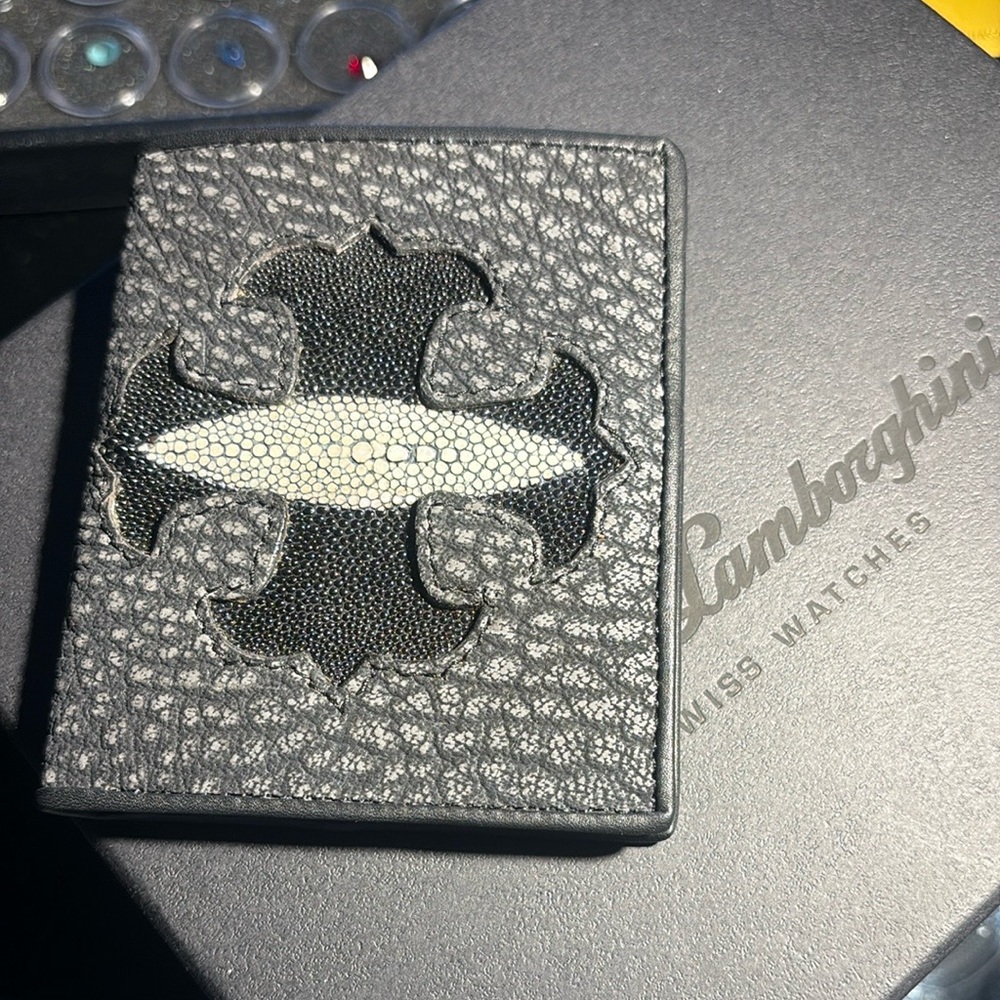 Authentic River stingray skin wallet (new)